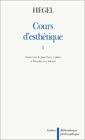 Cours d'esthétique. Vol. 1. Edittion Hotho book