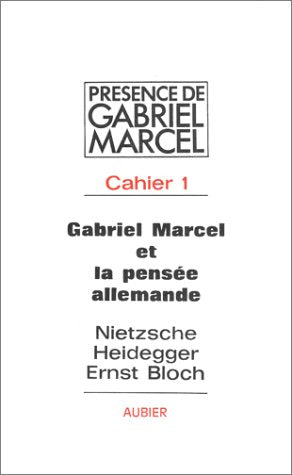 Cahiers Gabriel Marcel. Vol. 1. Gabriel Marcel et la pensée allemande book