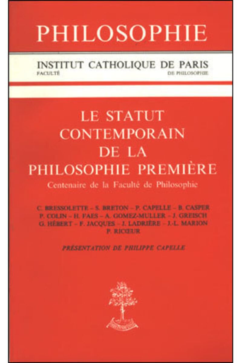 Le statut contemporain de la philosophie book