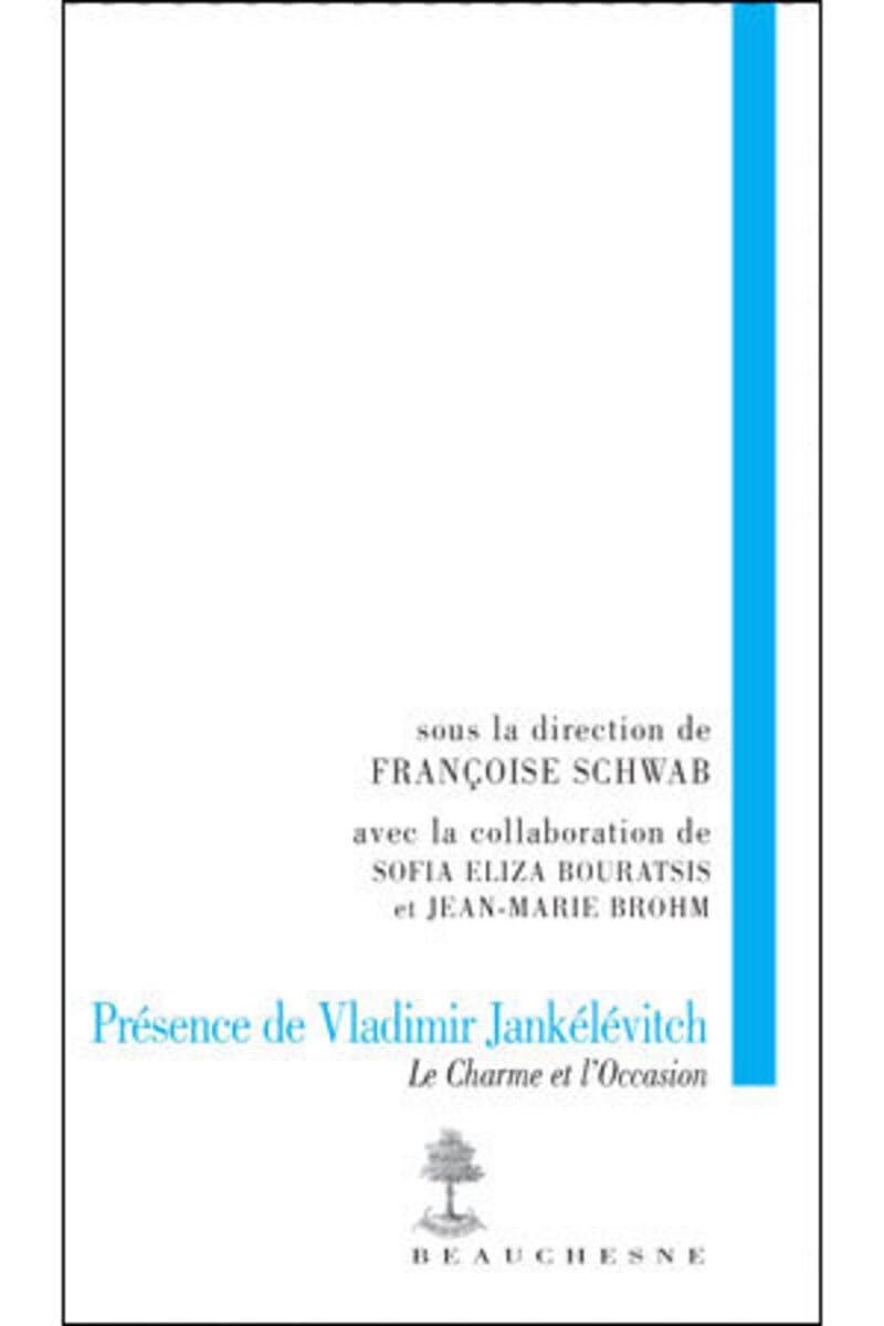 Présence de Vladimir Jankélevitch book