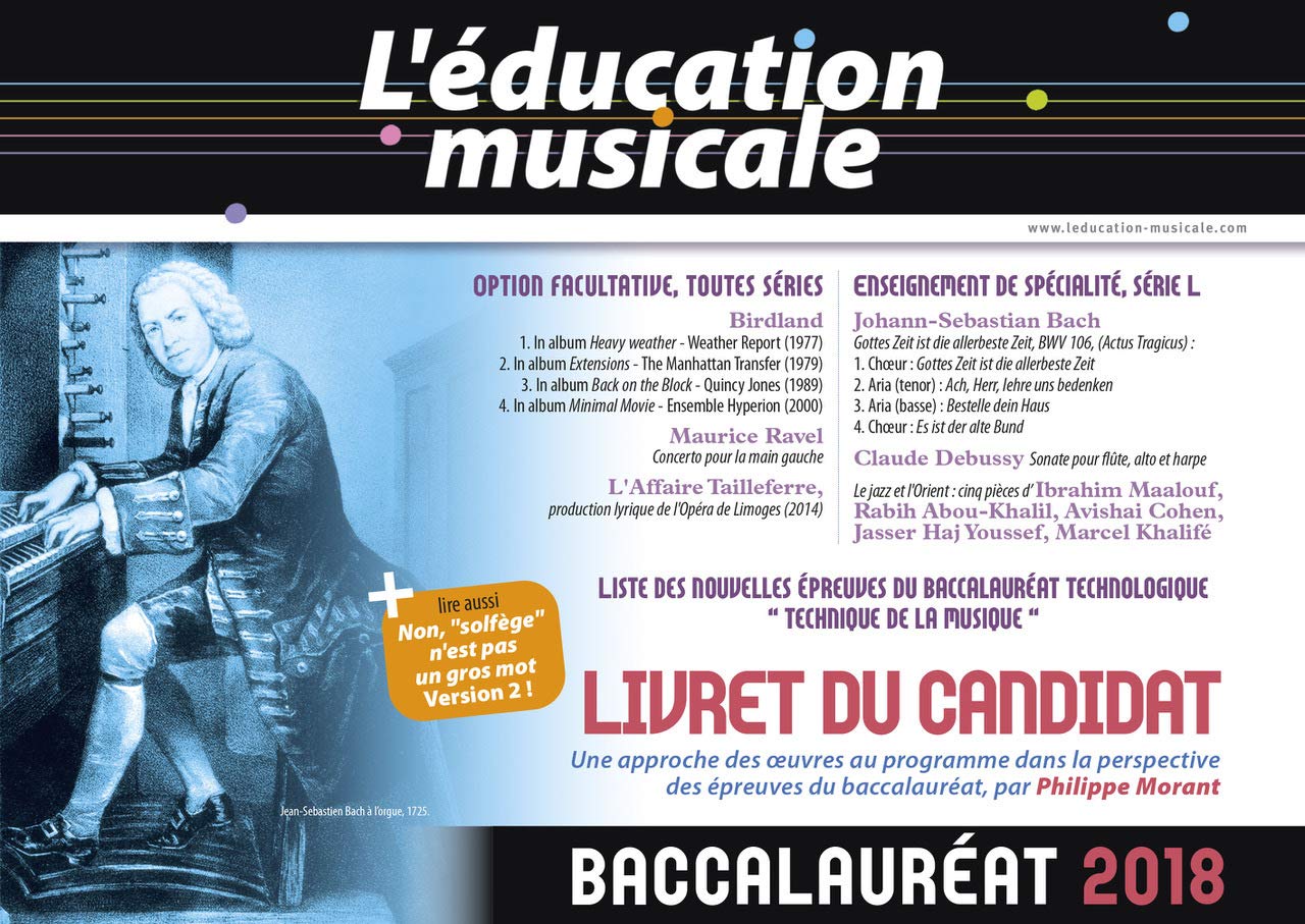 Baccalauréat 2018 : L'éducation musicale - Livret du candidat Books
