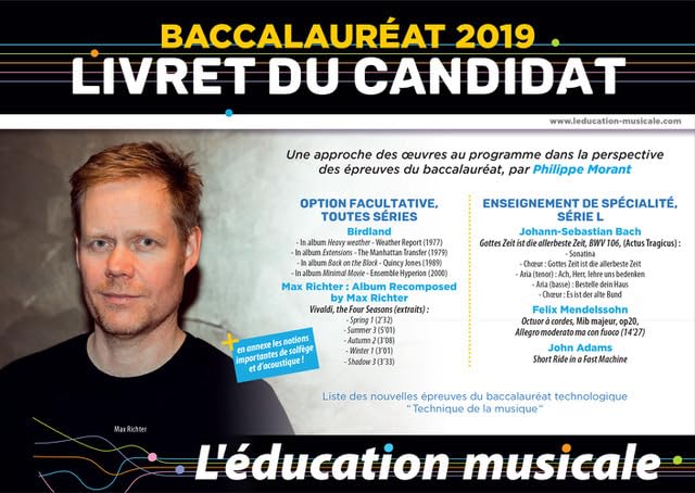 L'éducation musicale : Livret du candidat - Baccalauréat 2019 book