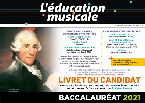 Livret du candidat - L'éducation musiclae - Baccalauréat 2021 book
