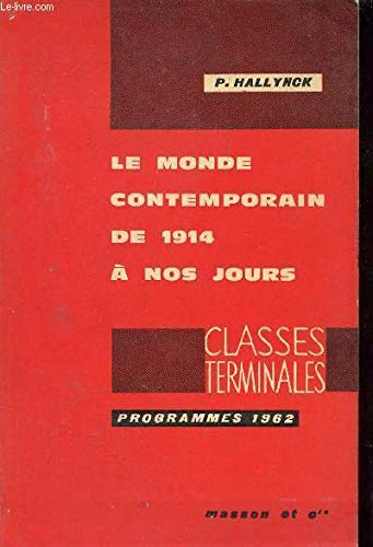 De 1914 a nos jours / histoire 1e g, cours lebrun-zanghellini book