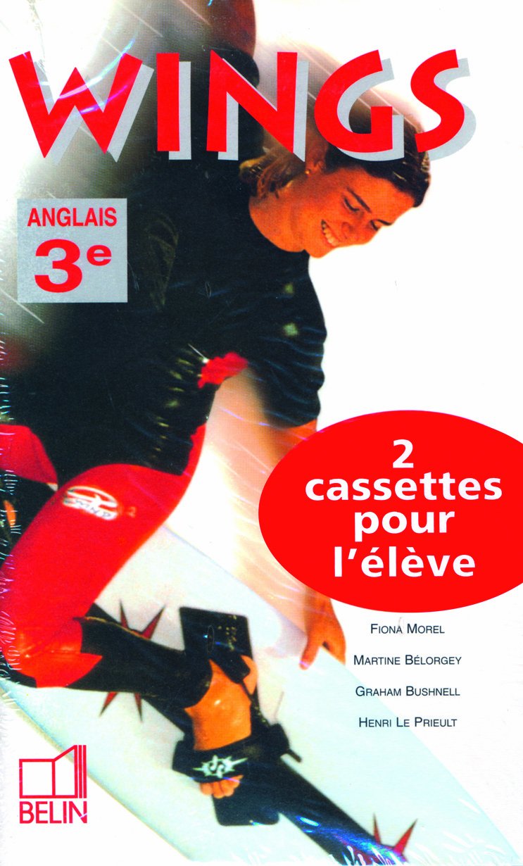 Wings : 3e LV1, pour l'élève (coffret 2 cassettes) book