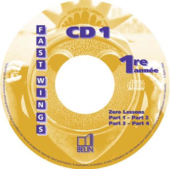 Fast Wings, anglais 4e LV2, 1re année : CD audio de l'élève Professional & Reference Books