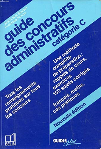 Guide des concours administratifs: Catégorie C book