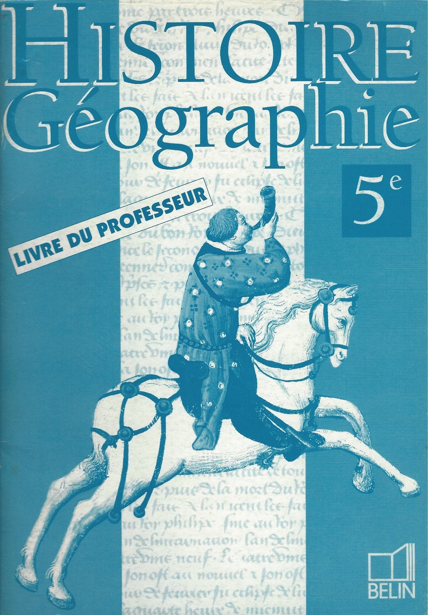 Histoire géographie 5e : initiation économique : livre du professeur book