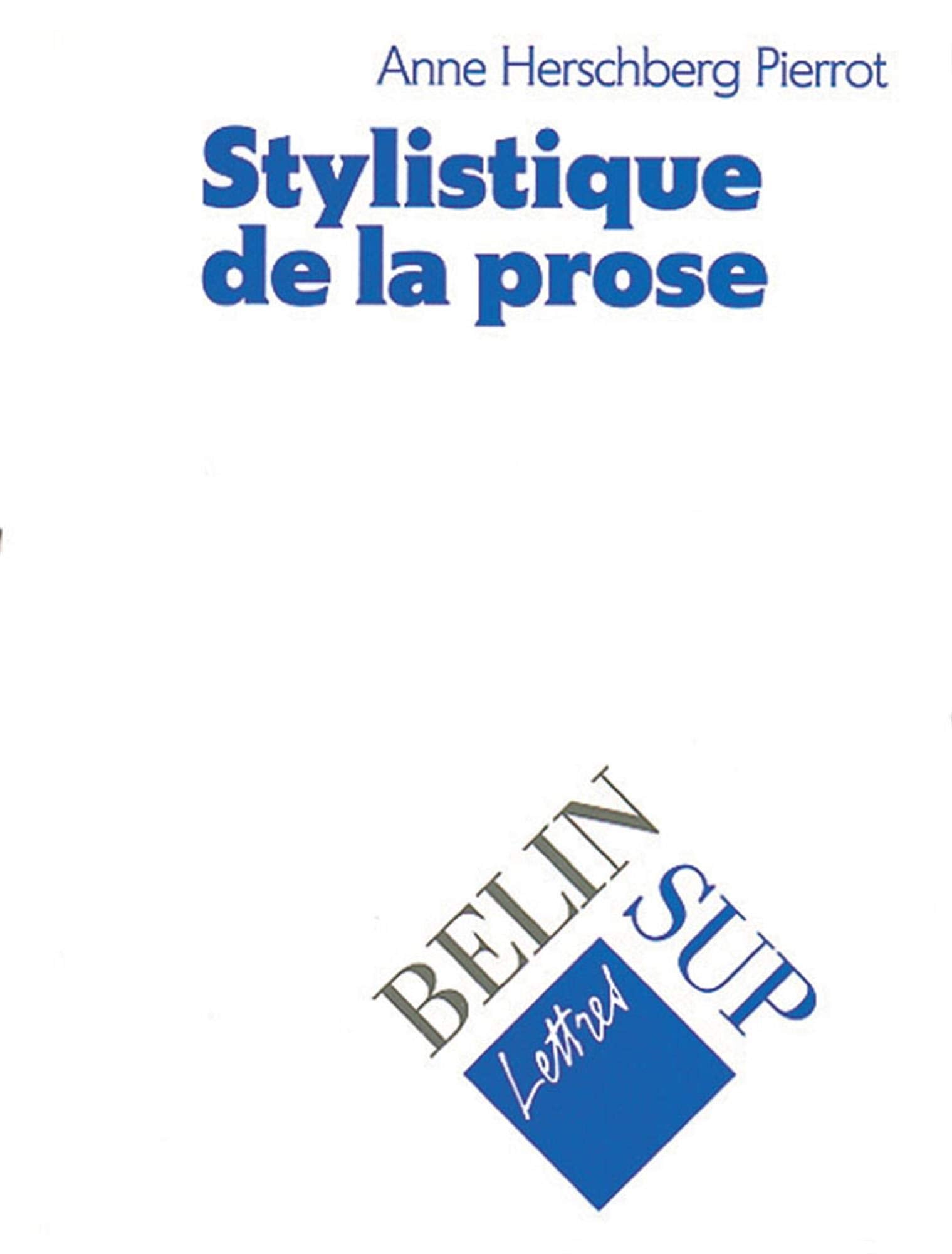 Stylistique de la prose book