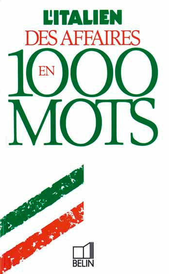 L'Italien des affaires en 1000 mots book