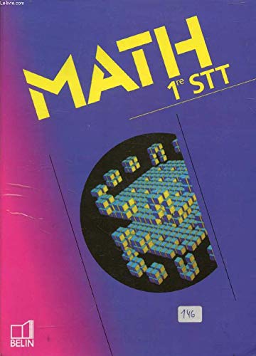 Mathématiques, 1re STT, livre de l'élève book