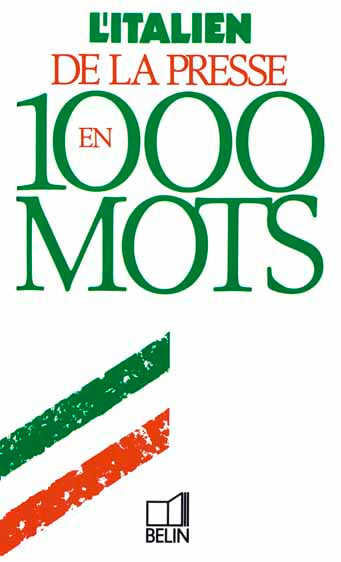 L'Italien de la presse book