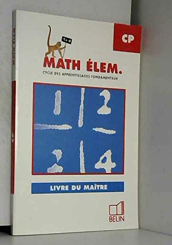 Mathématiques la boite à calcul, CP. Livre du maître book