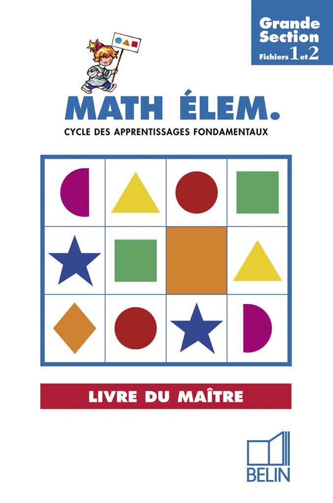 Mathématiques élémentaires grande section : Livre du maître book