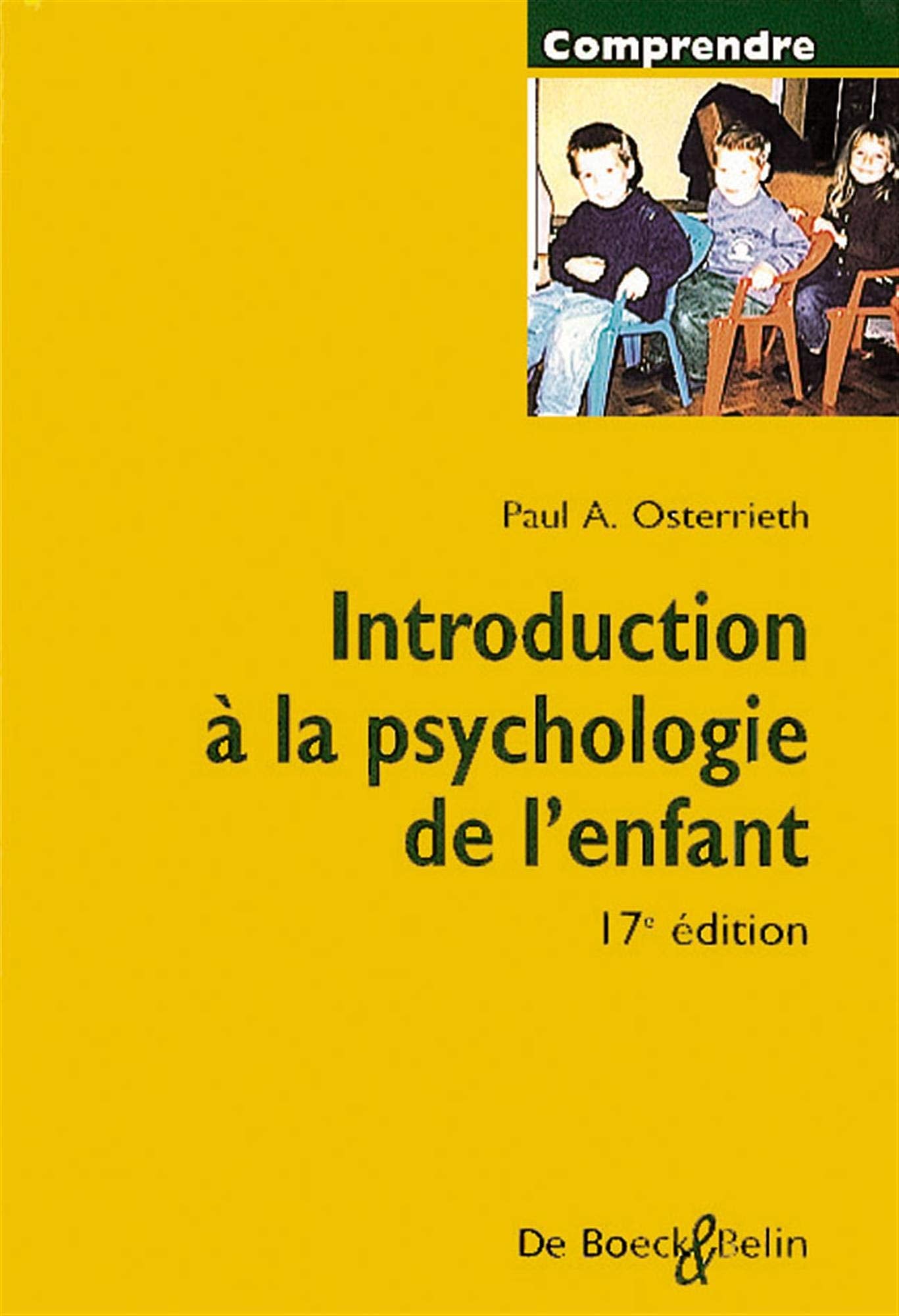 Introduction à la psychologie de l'enfant book