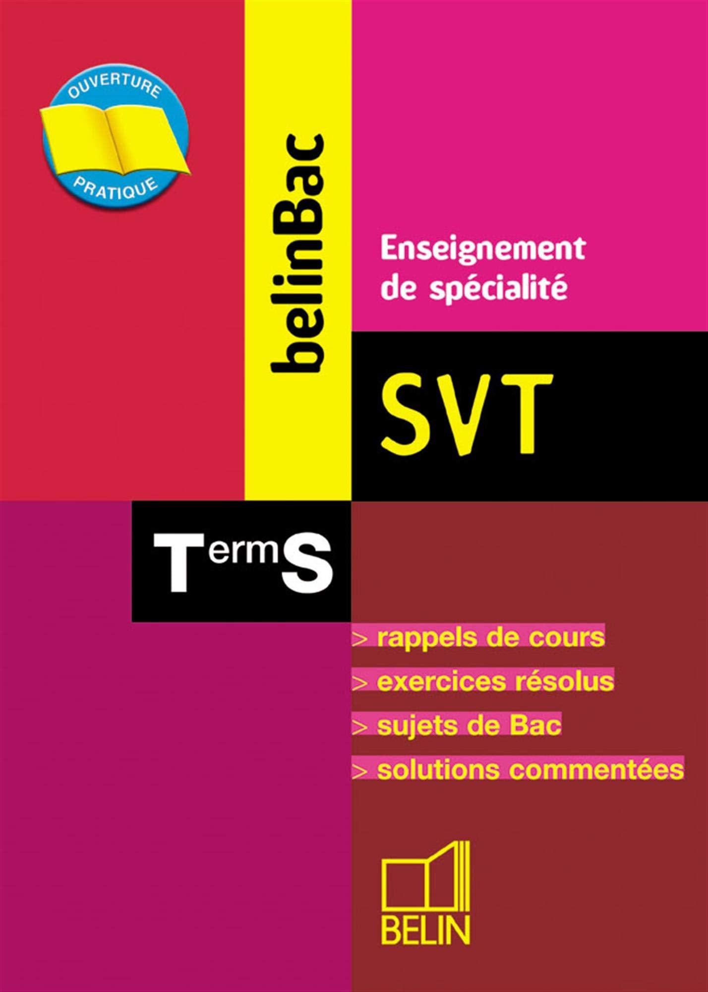 BelinBac : Science de la Vie et de la Terre - SVT, terminale, Bac S (Enseignement de spécialité) book