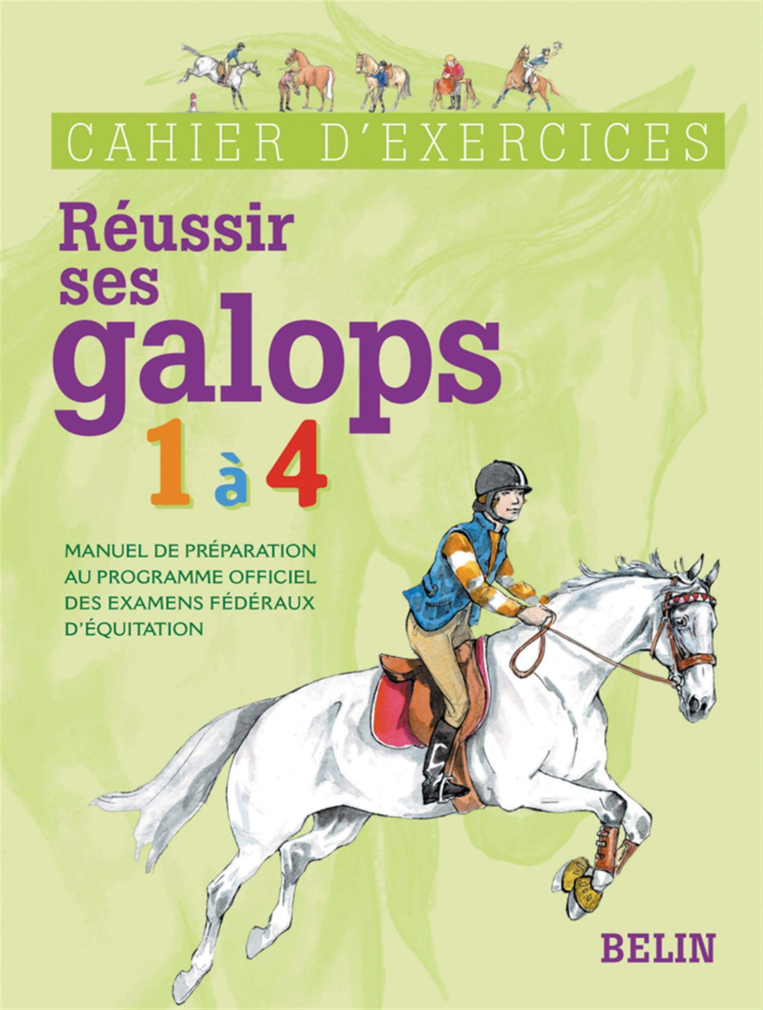 Réussir ses galops 1 à 4 : Cahier d'exercices Leisure & Fun