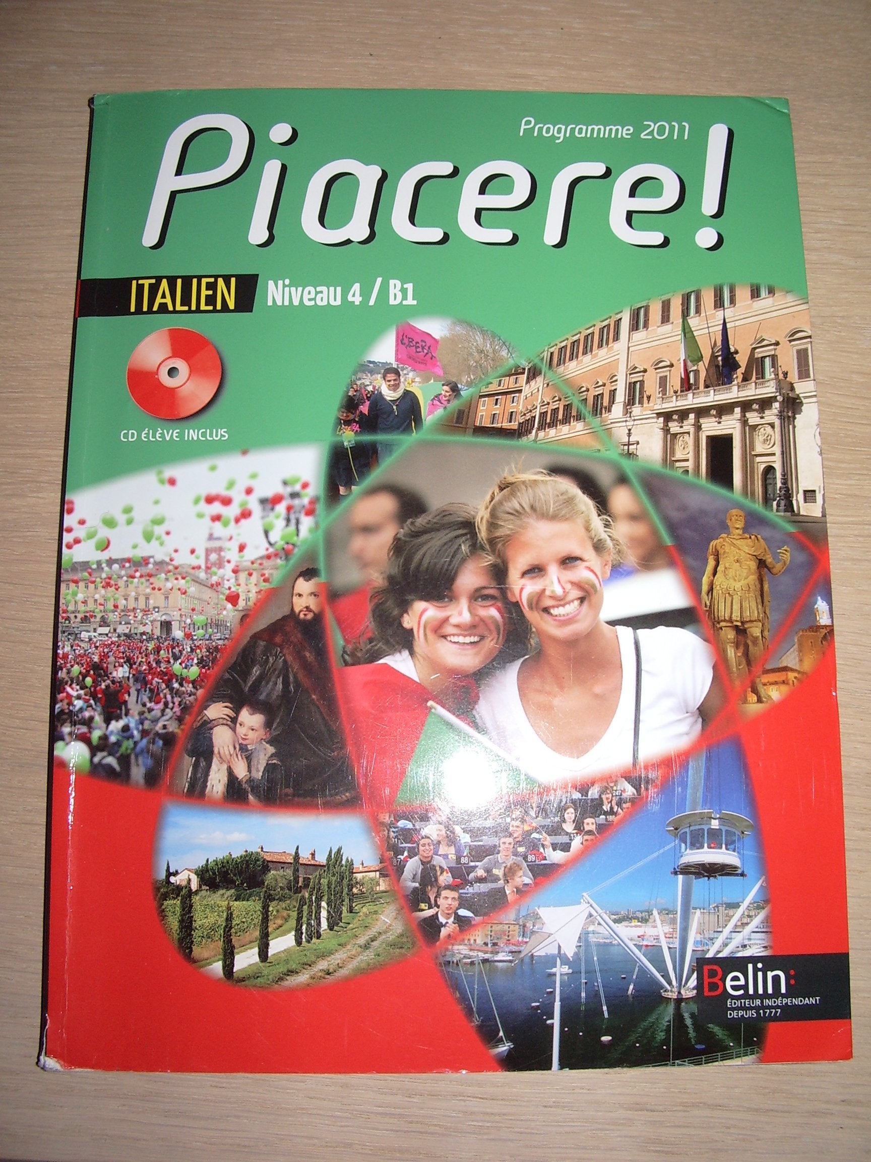 Piacere ! - Niveau 4 / B1: Manuel élève - CD Professional & Reference Books