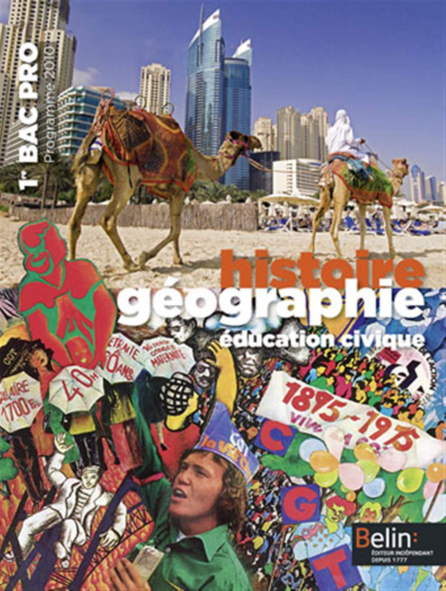 Histoire Géographie Education Civique 1e Bac Pro: Manuel Petit Format, Programme 2010 book