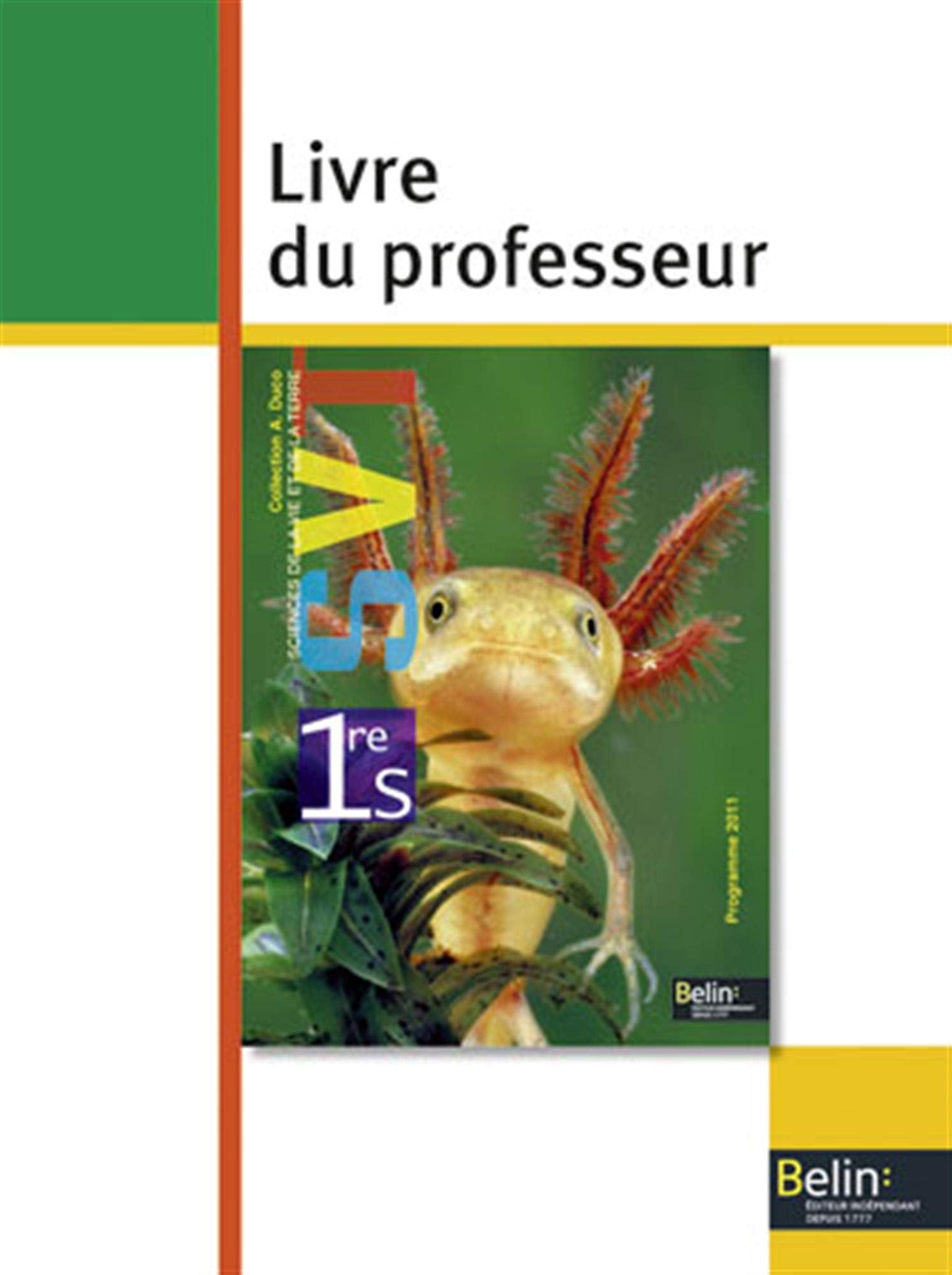 SVT - 1re S: Livre du professeur Professional & Reference Books