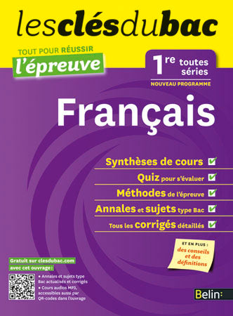 Français 1re toutes séries : nouveau programme Professional & Reference Books