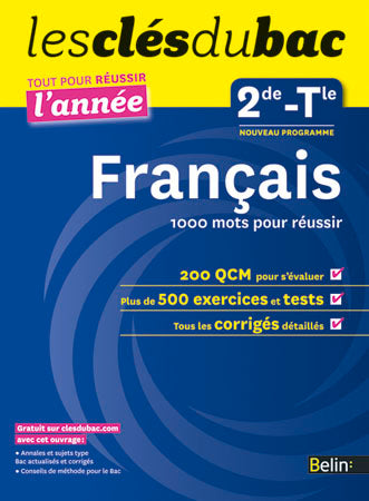 Français 2de-terminale : 1.000 mots pour réussir Professional & Reference Books