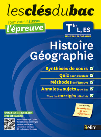 Histoire géographie terminale L, ES : nouveau programme Professional & Reference Books