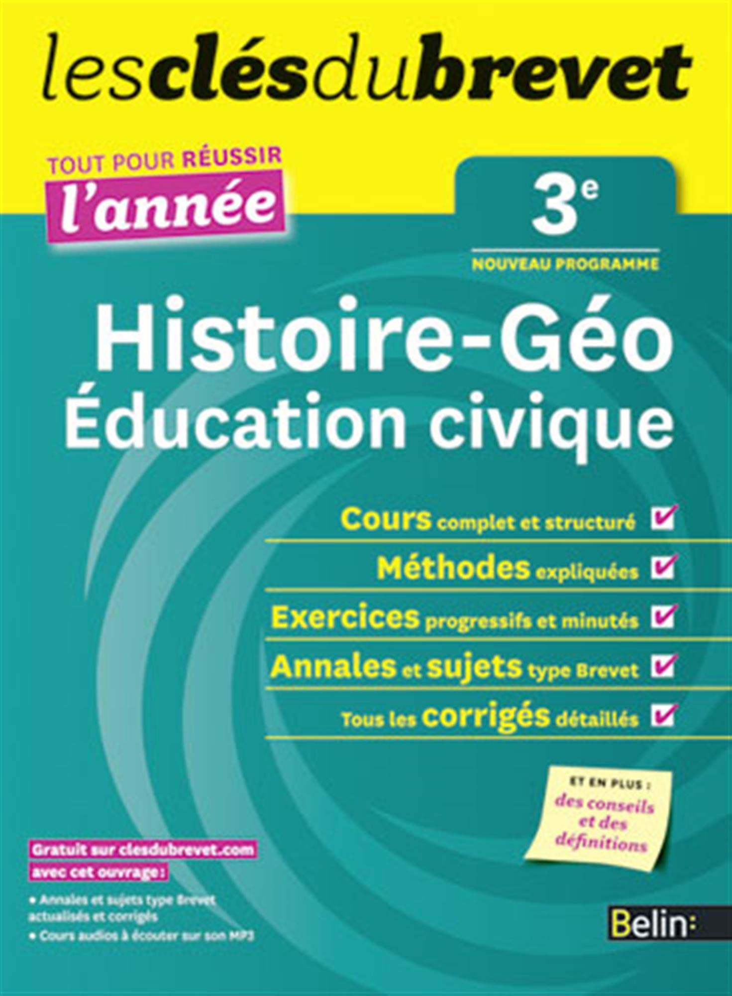 Cls du Brevet - Histoire Go Ed. civique 3e - Russir l'anne book