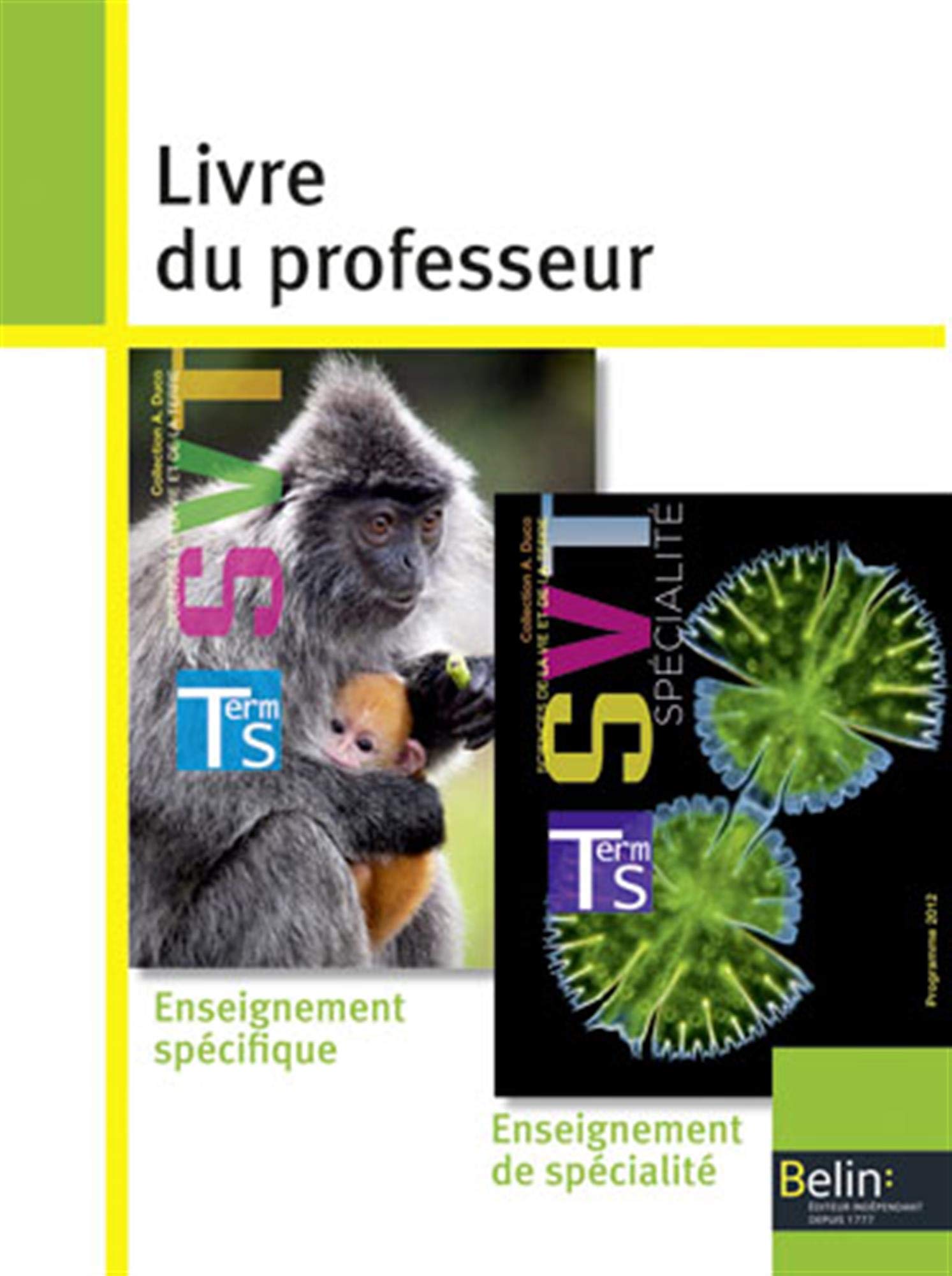 SVT - Term S (spécifique et spécialité): Livre du professeur Professional & Reference Books