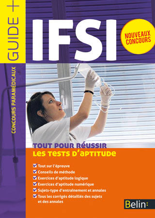 Concours IFSI : tout pour réussir les tests d'aptitude book