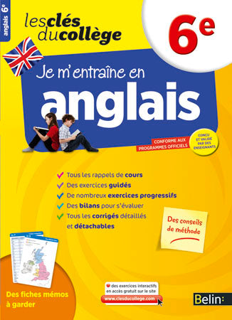 Je m'entraîne en anglais, 6e Professional & Reference Books