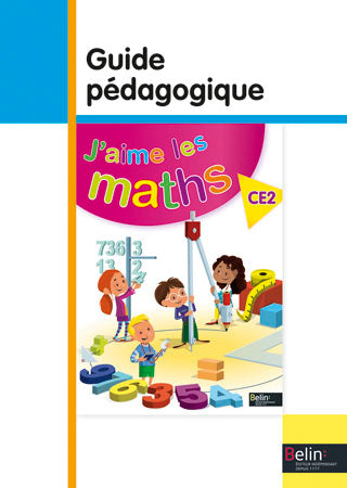 Product Image: J'aime les maths, CE2 : guide pédagogique