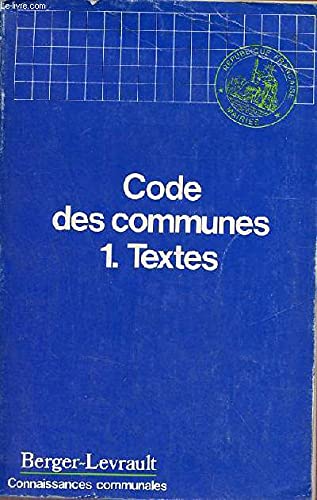 Code des communes Books