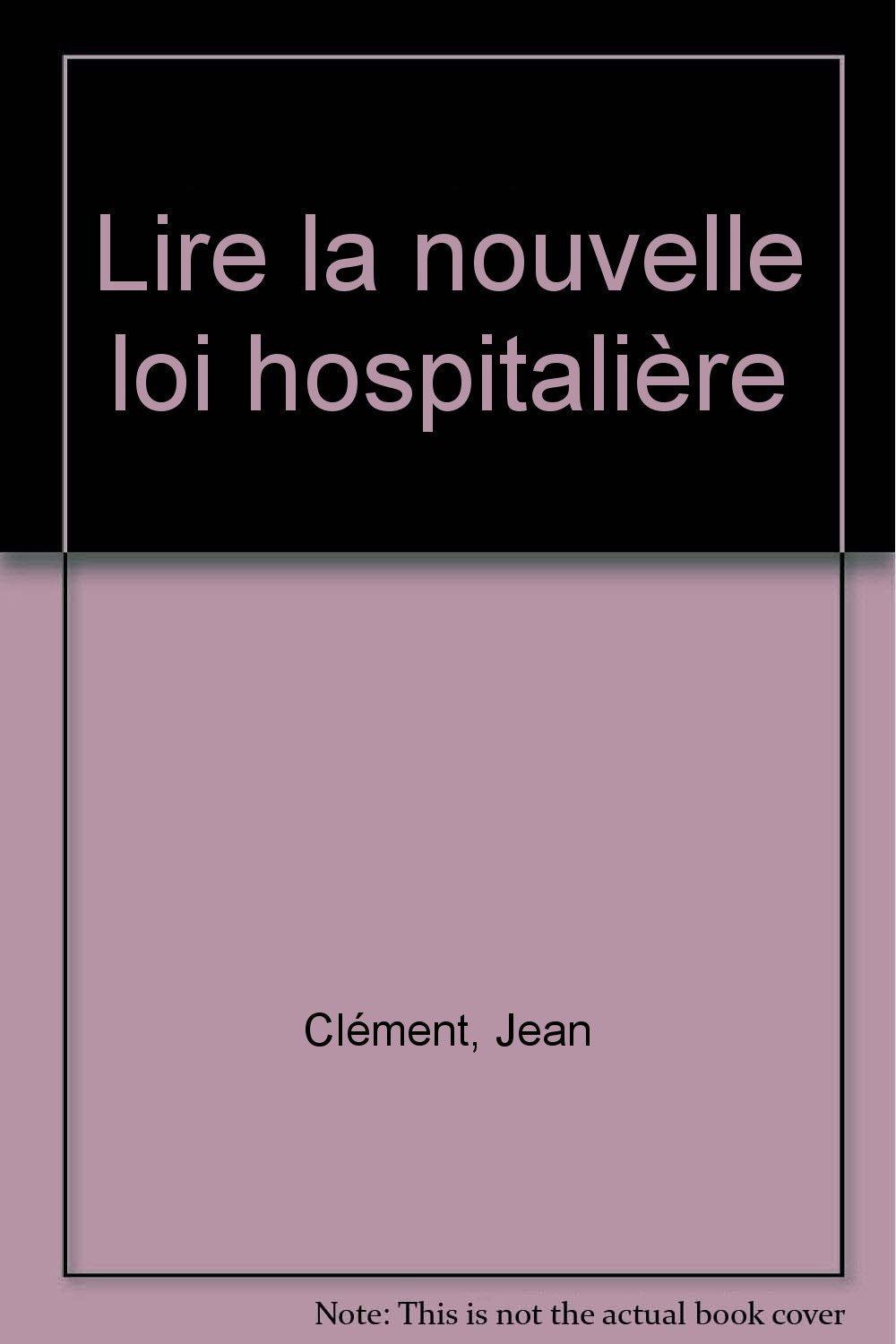 Lire la nouvelle loi hospitalière book