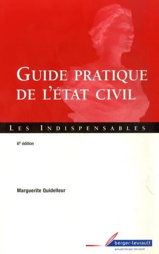 GUIDE PRATIQUE DE L'ETAT CIVIL 6E Books