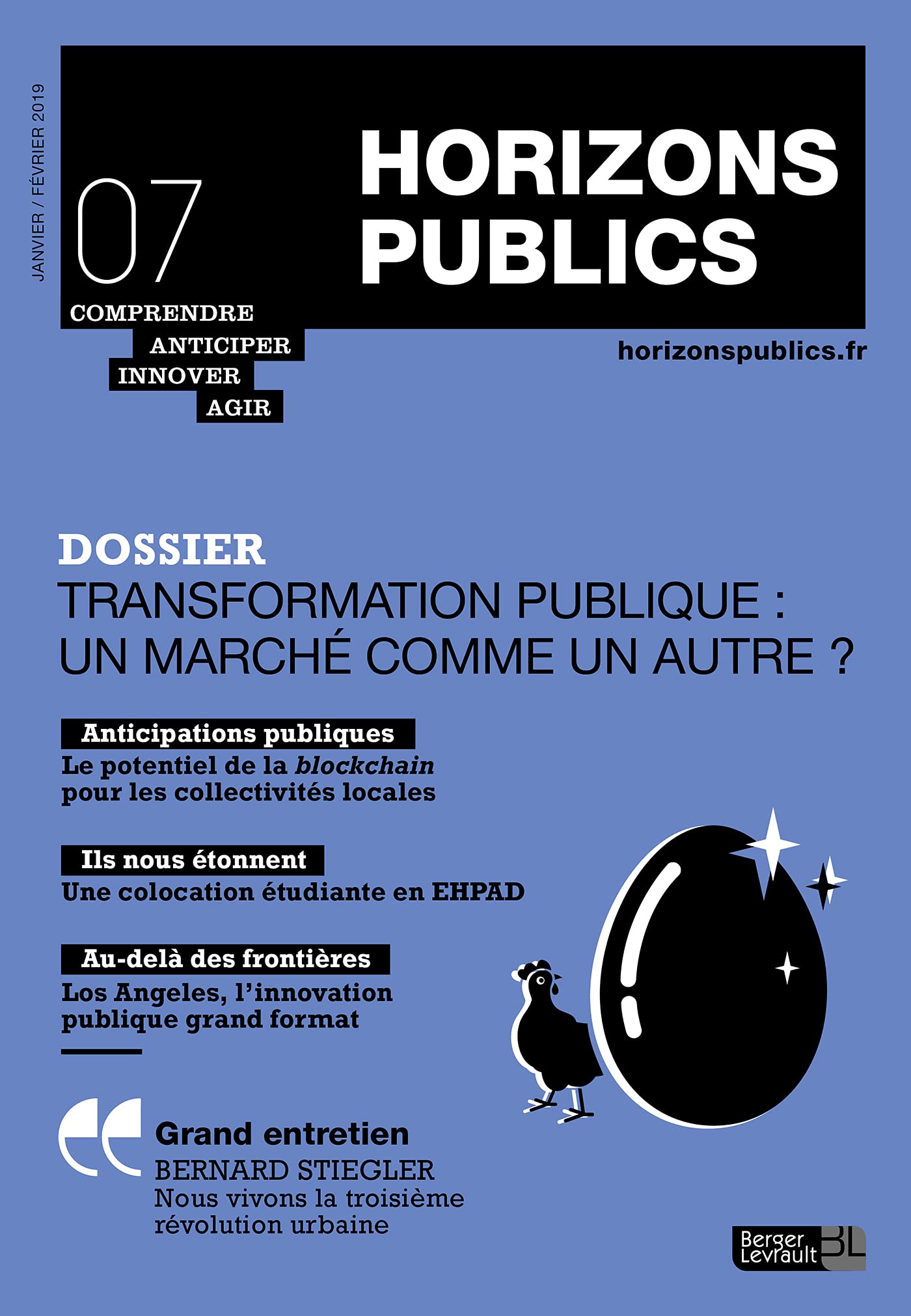 Transformation publique : un marché comme un autre ?: Horizons publics no 7 janvier-février 2019 Social Sciences