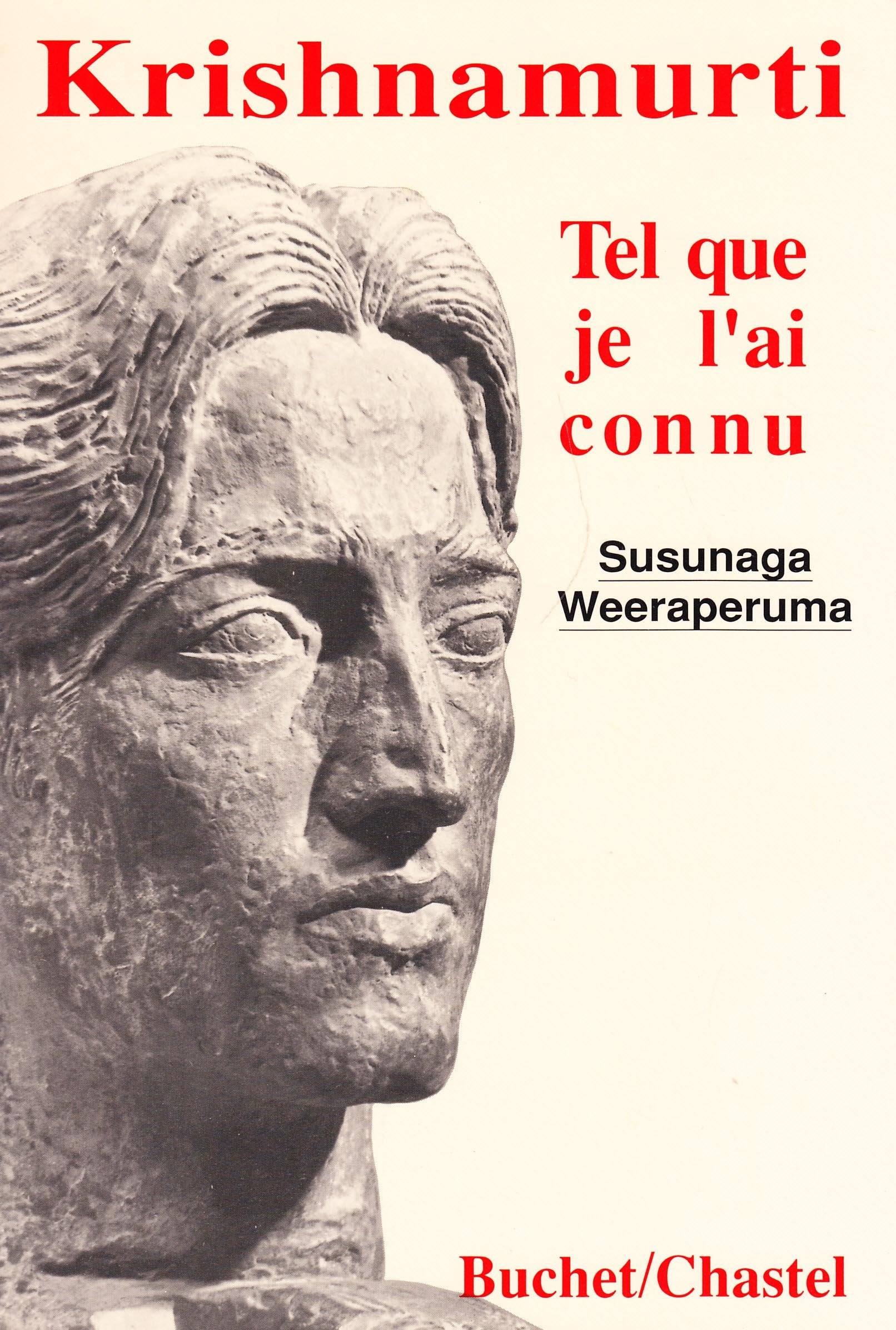 Krishnamurti tel que je l'ai connu book