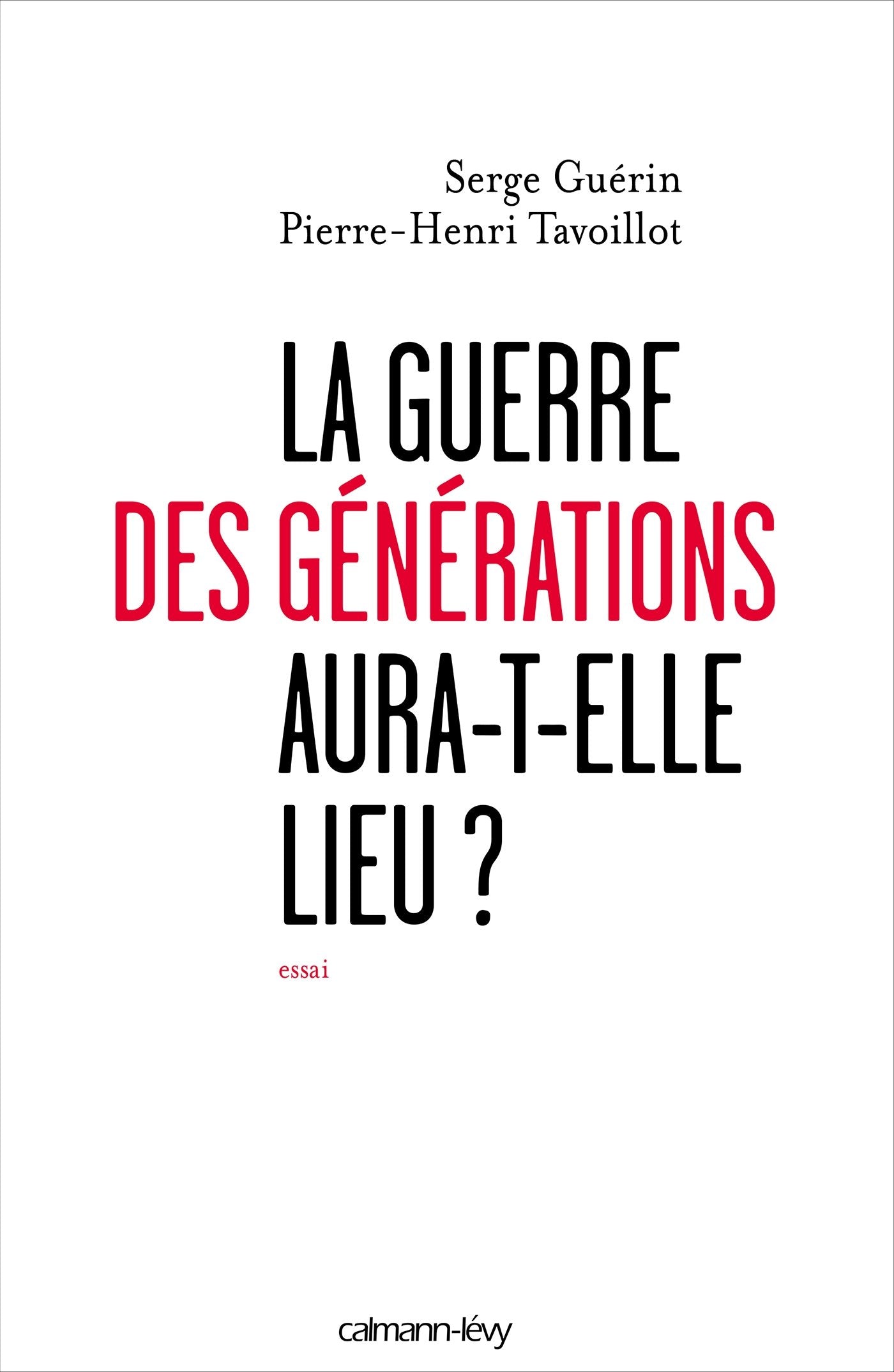 La Guerre des générations aura-t-elle lieu? book