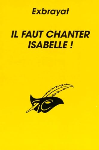 Il faut chanter Isabelle book
