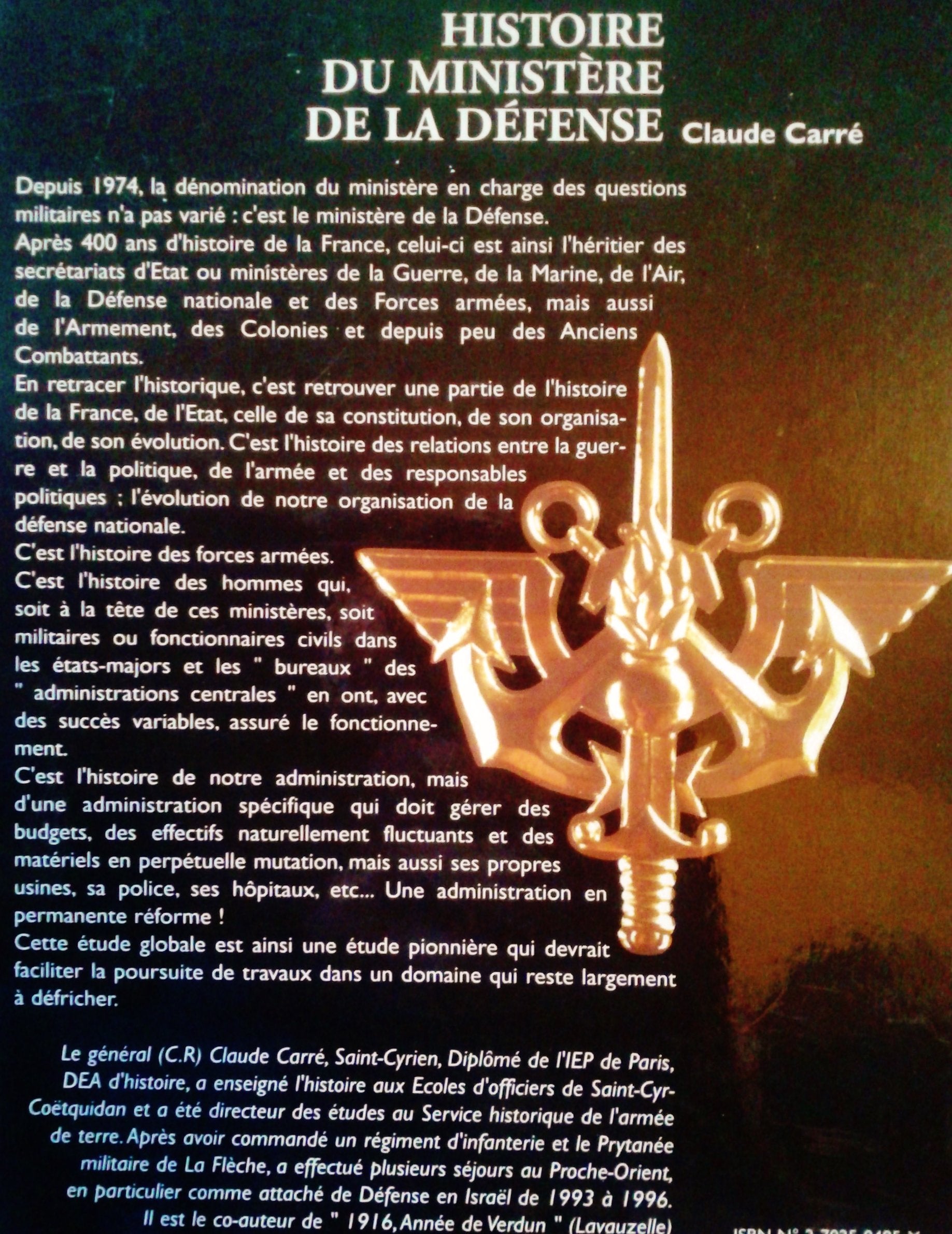 Histoire du ministère de la Défense book
