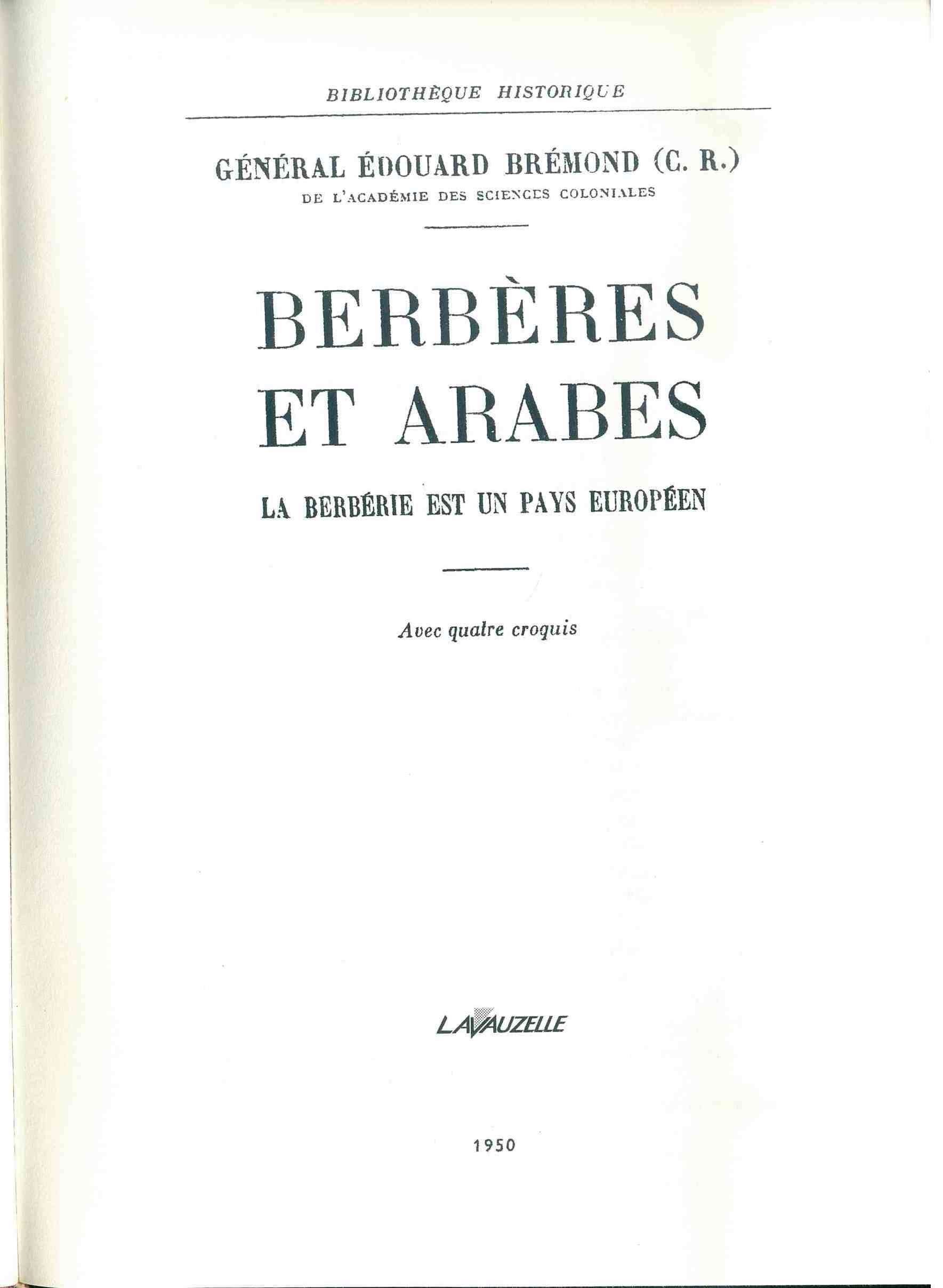 Product Image: Berbères et Arabes