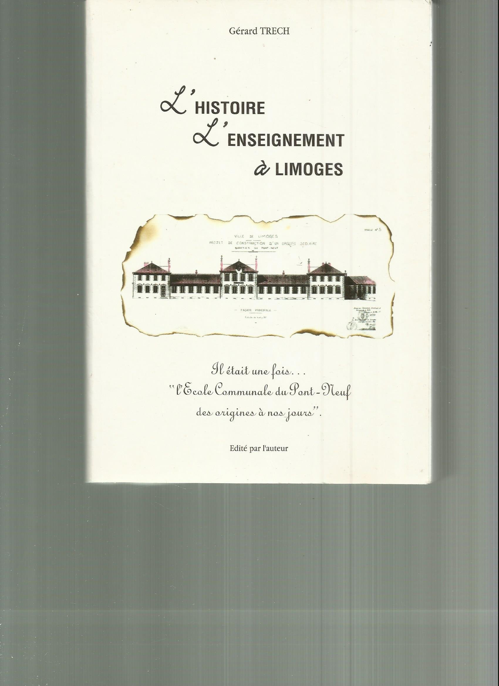 L'histoire, l'enseignement à Limoges : Il était une fois l'École communale du Pont-Neuf des origines à nos jours Non-fiction books