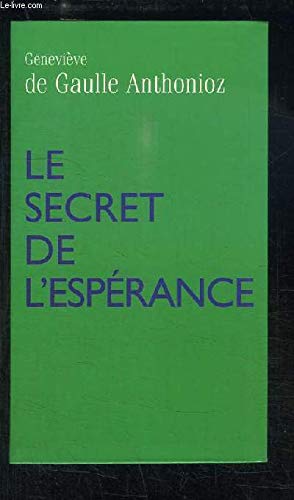 Le secret de l'espérance Books
