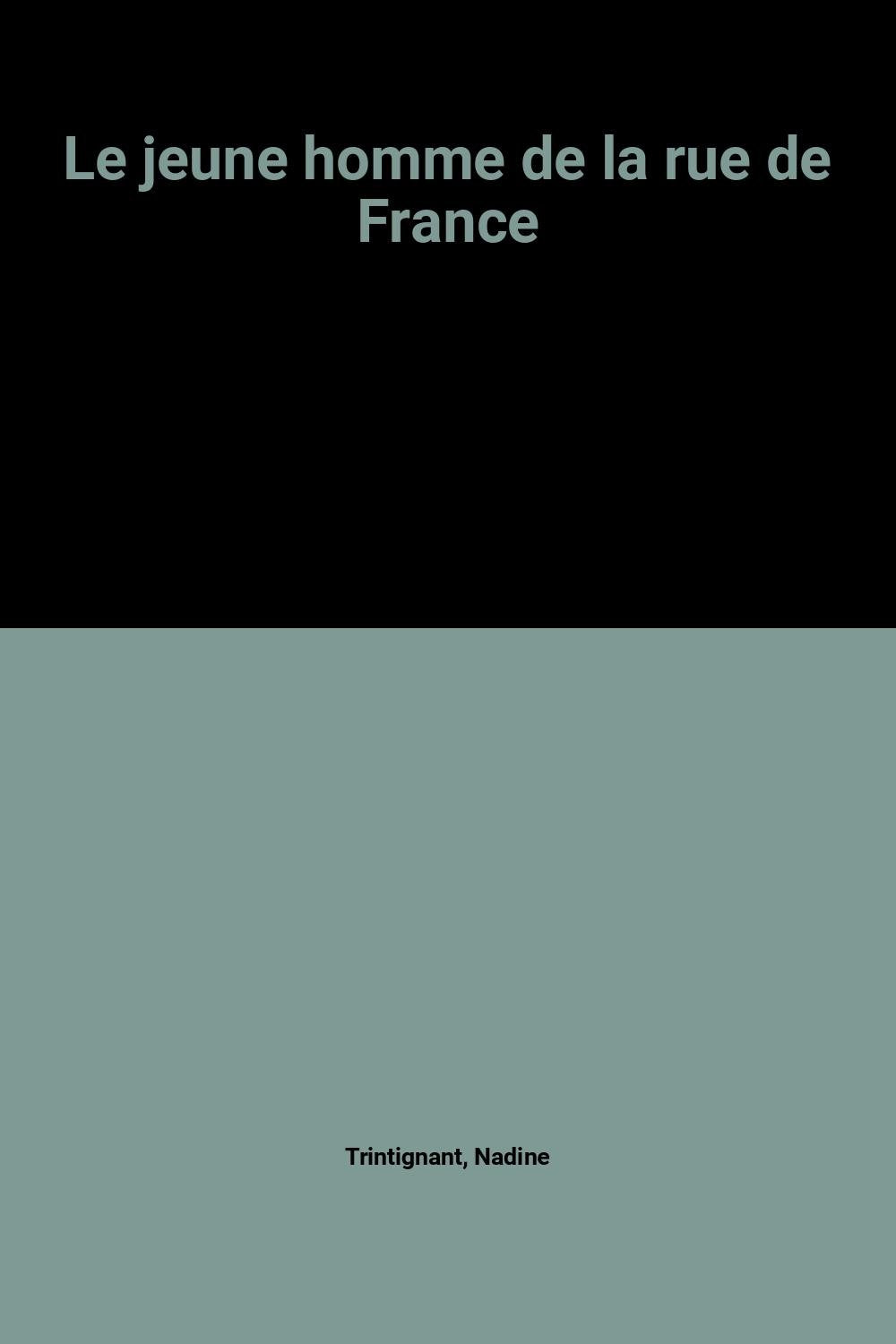 Le jeune homme de la rue de France book