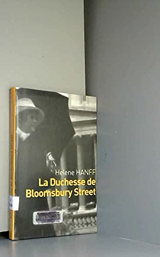 La duchesse de Bloomsbury street Books