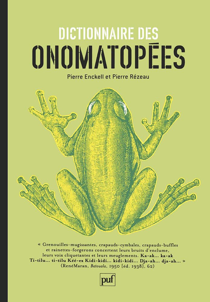 Dictionnaire des onomatopées Social Sciences