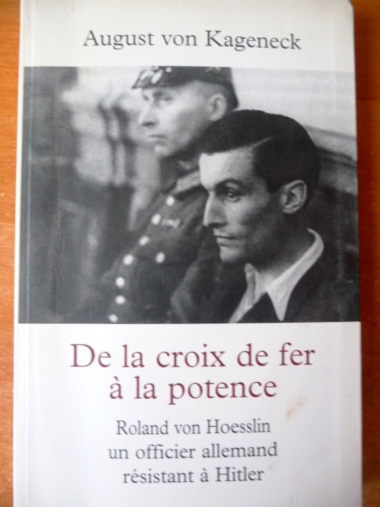 DE LA CROIX DE FER A LA POTENCE Roland Von Hoesslin Officier Allemand sous Hitler book