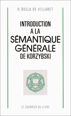 Introduction à la sémantique générale de Korzybski Books
