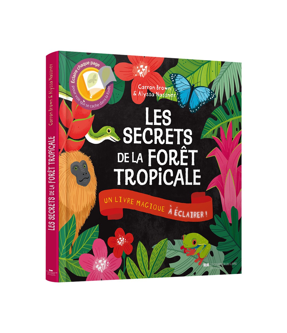 Les secrets de la forêt tropicale - Un livre magique à éclairer Non-fiction