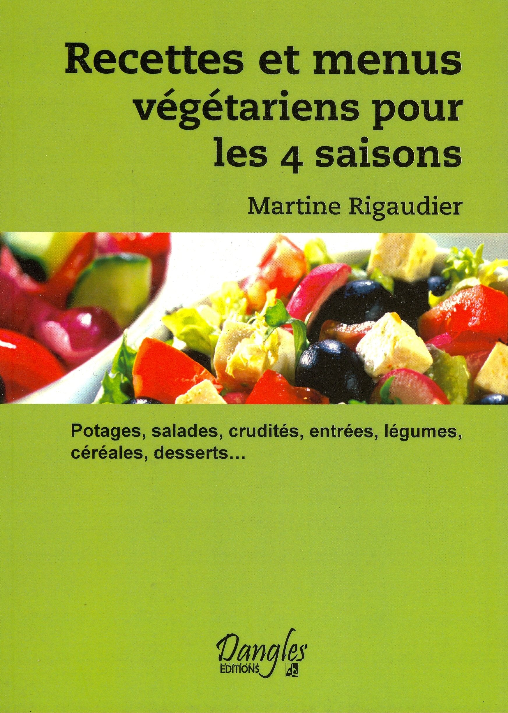 Recettes et menus végétariens 4 saisons Leisure, Home & Garden